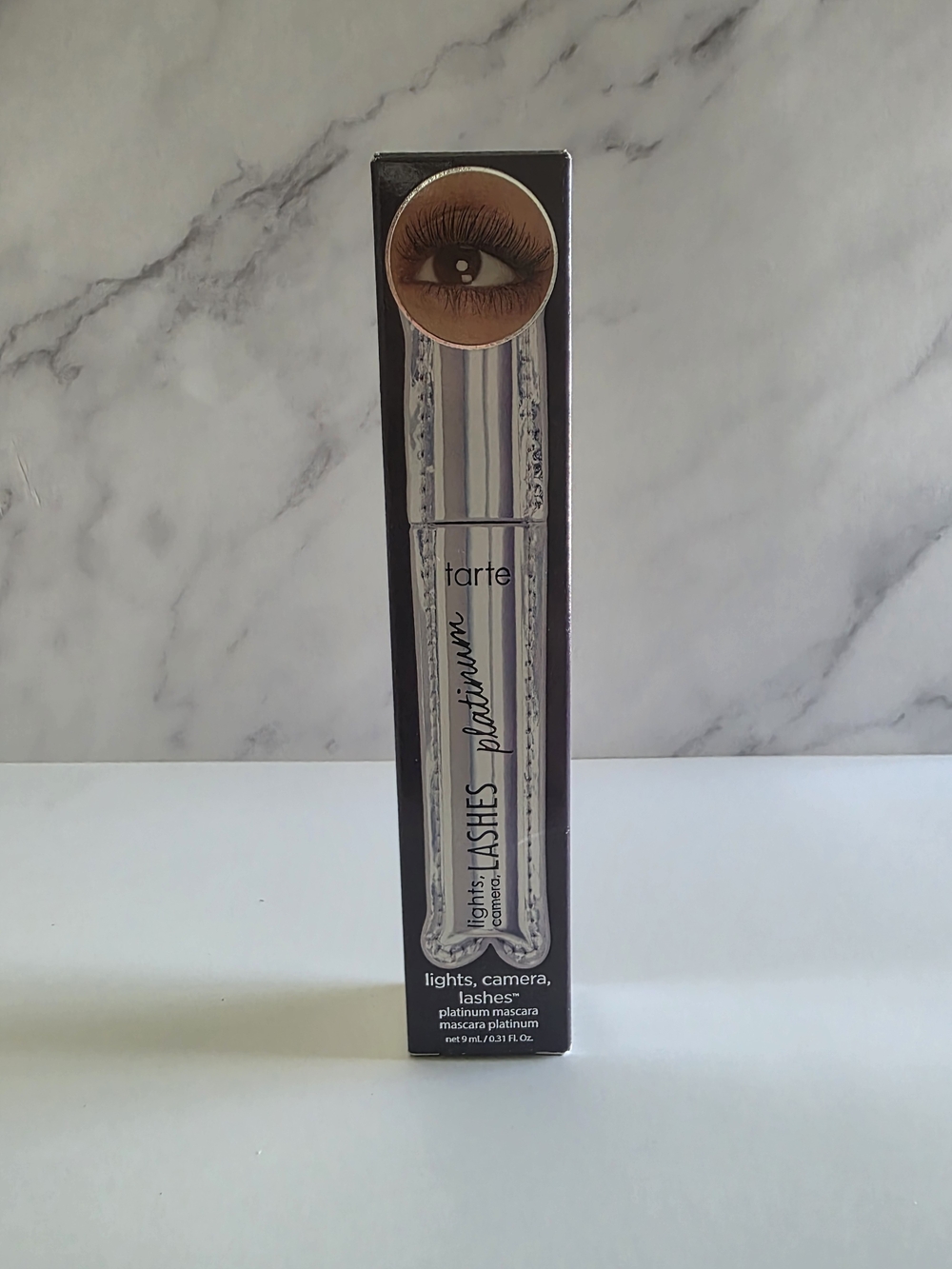tarte lights, camera, lashes platinum mascara - Silver
